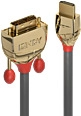 Lindy Gold Line - Videokabel - HDMI (M) bis DVI-D (M)