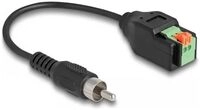 Delock Audio-Adapter - 2-polige Klemmleiste zu RCA m&auml;nnlich