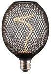 Hama LED-Filamentlampe, E27, Mesh, smoke, klar, extra Warmwei&szlig;, dimmbar