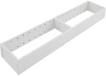 BLUM AMBIA-LINE Schubkastenrahmen schmal, NL550mm, Stahl Seidenwei&szlig; matt