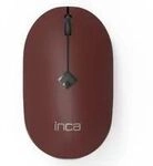 INCA IWM-231RB - Beidh&auml;ndig - Optisch - RF Wireless - 1600 DPI - Schwarz - Braun