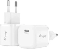 EQUIP 245530, Equip 1-Port 20W USB-C PD-Ladeger&auml;t - 25 St&uuml;ck/Packung - Drinnen - AC