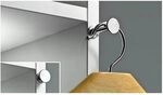 HETTICH Kleiderb&uuml;gelhalter ausziehbar, Messing vernickelt