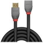 Lindy Anthra Line - Highspeed - HDMI-Verl&auml;ngerungskabel mit Ethernet