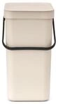 Brabantia Abfallbeh&auml;lter 'Sort & Go', 12L - Soft Beige Abfallbeh&auml;lter