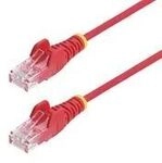 StarTech.com Red Slim Cat6 Ethernet Cable - Kabel - Netzwerk