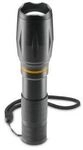 Hama LED-Taschenlampe "W200", Batterien, Zoom, COB, Aluminium, 3 Modi