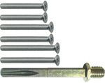 SOLIDO Befestigungsset zu Wechselgarnituren, T&uuml;rst&auml;rke 75-85 mm, Stahl...
