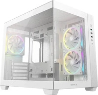 DEEPCOOL R-CG330-WHNGM3-G, Deepcool CG330 3F WH - Micro-ATX - micro ATX - Seitenteil