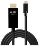 Lindy Adapterkabel - USB-C m&auml;nnlich zu HDMI m&auml;nnlich