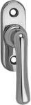 MARCHESI Fenstergriff ELEGANT - sichtbar geschraubt, 7x35, Messing verchromt