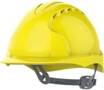 JSP Industrieschutzhelm EVO&reg;3 EN 397 OneTouch-Gleitverschluss Farbe gelb