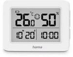 Hama Thermometer und Hygrometer "Lefkada", Wei&szlig;