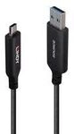 Lindy 10m USB 3.2 Gen 1 Typ A an C Hybridkabel