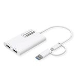 ROLINE Multi-DisplayLink Adapter USB Typ A+C - 2x DP, 4K