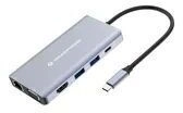 Conceptronic DONN20G 10-in-1 USB 3.2 Gen 1 Docking Station HDMI VGA USB-A 5Gbps USB-C