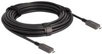 Delock Aktives Optisches USB-C Video+ Daten+ PD Kabel 10 m