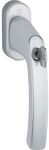 HOPPE Fenstergriff LI&Egrave;GE - Sperrzylinder, Vierkant 7x40, 35 Nm, silber eloxiert