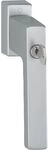 HOPPE Fenstergriff TOULON Sperrzylinder TBT, VK 7x43 mm , Edelstahl Effekt