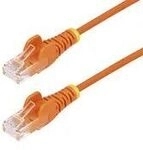 StarTech.com Orange Slim Cat6 Ethernet Cable - Kabel - Netzwerk