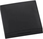 BERKER Integro Flow/Pure Rahmen 1-fach mit Klappdeckel schwarz matt