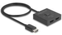 Delock HDMI Switch 2 auf 1 bidirektional 8K