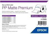 Epson Premium - Polypropylen (PP) - matt - permanenter Acrylklebstoff - 105 x 210 mm