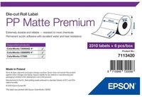 Epson Premium - Polypropylen (PP) - matt - permanenter Acrylklebstoff - 76 x 51 mm