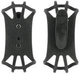 Mobilis G&uuml;rtel-Clip f&uuml;r Handy - universal, drehbar um 90&deg;, mit Silikonhalter