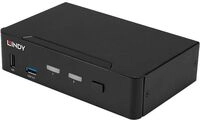 Lindy KVM-/Audio-/USB-Switch - 2 x KVM/Audio/USB