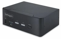 StarTech.com 2-Port Dual-Monitor DisplayPort KVM Switch, 8K 60Hz / 4K 144Hz, DP 1.4,