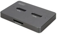 DIGITUS Docking USB-C->NVMe SSD SATA SSD SD