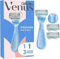 Gillette Venus f&uuml;r den Intimbereich Systemklingen 3er + Handst&uuml;ck...