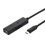 VALUE USB 2.0 Verl&auml;ngerung, aktiv, mit Repeater, A-C, schwarz, 10 m