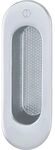 HOPPE Hebeschiebet&uuml;rmuschel OMEGA au&szlig;en oval, Aluminium silber eloxiert