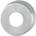 HOPPE Griff-Abdeckrosette rund, Edelstahl matt