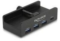 Delock Hub - 5 Gbps, 4 port, with locking screw
