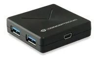 Conceptronic Hub USB-A3.0/Mini-B ->4xA3.0 o.Netz. sw