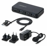 StarTech.com Hub - 3 x SuperSpeed USB 3.0 + 1 x USB-C (Spannungsversorgung)