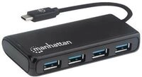 Manhattan USB-C Dock/Hub, Ports (4): USB-A (x4)