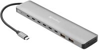 SANDBERG Hub - USB-C, 100W - 8 x USB-C 3.2