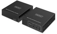 DIGITUS USB 3.2 Gen1 CAT Extender, 5 Gbps, 4 Ports: 3x USB-A / 1x USB-C, 100m