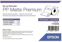 Epson Premium - Polypropylen (PP) - matt - permanenter Acrylklebstoff - 102 x 76 mm