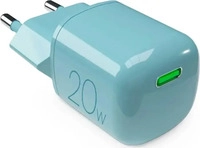 SBS PUFCMTCUSBC20WGGRN, SBS PURO GaN Netzlader, 1x USB-C PD, 20W t&uuml;rkis
