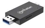 Manhattan USB 3.0 Typ-C/-A Kartenleseger&auml;t microSD SD/MMC - Micro SD -