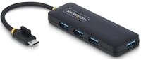 StarTech.com 4-Port USB-C Hub, 5Gbps, USB-C to 4x USB-A, Bus Powered