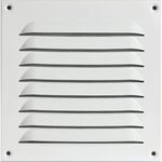 Upmann GmbH & Co.KG UPMANN Wetterschutzgitter aufschraubbar eckig 200x200 mm Alu