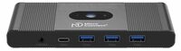 MicroConnect Displayport & USB-C KVM Switch - KVM-Umschalter - 2-Port