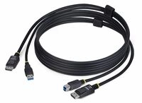 StarTech.com 6ft (1.8m) DisplayPort and USB 5Gbps KVM Cable - Tastatur- / Video- /