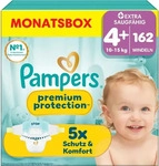 Pampers Premium Protection Gr.4+ Maxi Plus 10-15kg Windeln Monatsbox 162 St&uuml;ck